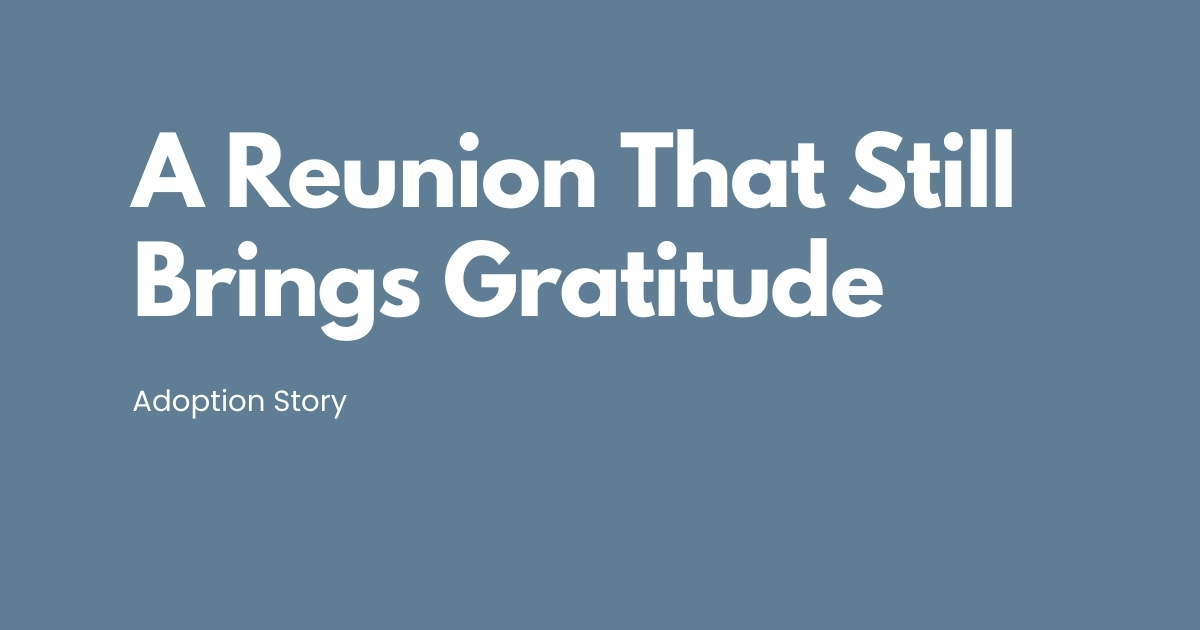 A Reunion That Still Brings Gratitude