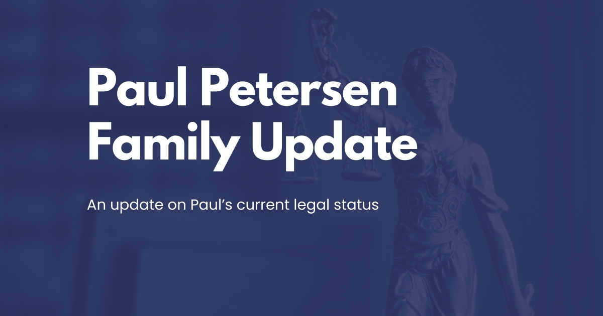 A Family Update on Paul’s Current Status