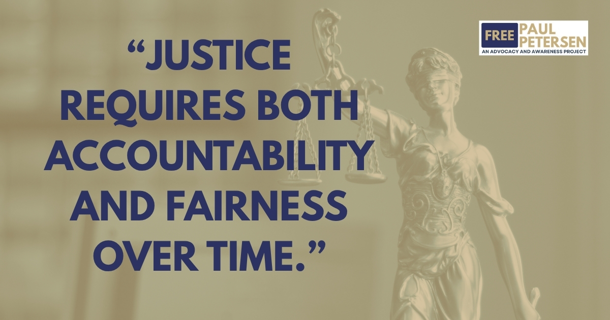 Justice requires both accountability and fairness over time