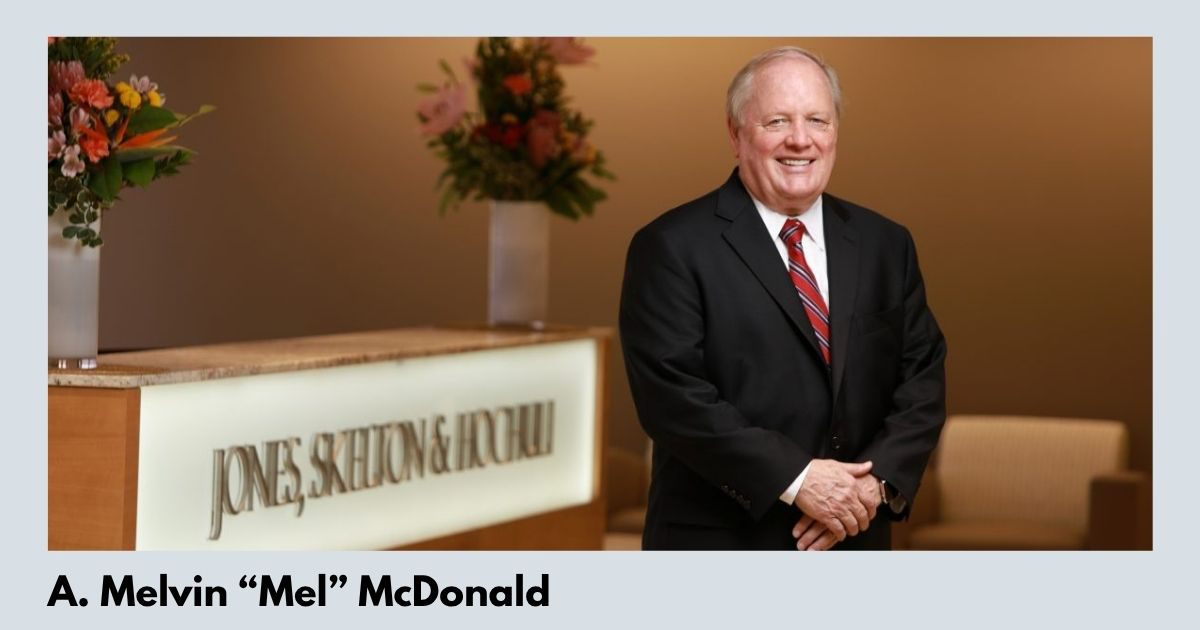 Former U.S. Attorney A. Melvin McDonald