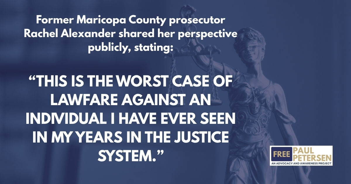 Quote: This is the worst case of Lawfare against an individual I have ever seen in my years in the Justice system.